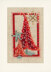 Vervaco Modern Symbols Greetings Cards - Pack of 3 Cross Stitch Kit - 10cm x 15cm
