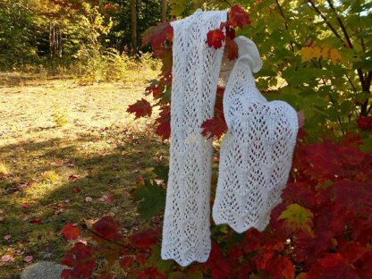 Frost on The Trees Lace Scarf