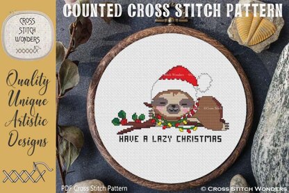 Christmas Sloth - Have a Lazy Christmas