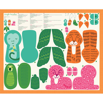 Moda Fabrics Jungle Paradise Panel - 20781-11