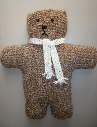 Knitted Alpaca Boucle' Bear