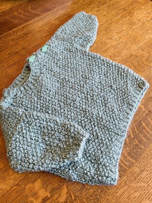 Mary’s Fishy Sweater with Shoulder Buttons