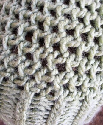 Mock Crochet Slouchy Hat