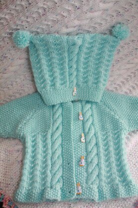 Ripples and Waves Baby Sweater
