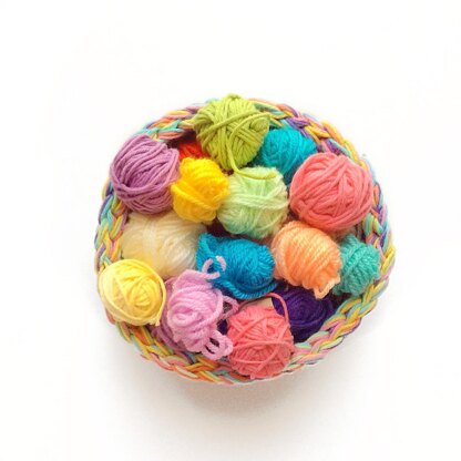 Odds and Ends Yarn Basket