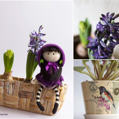 Iris flower Doll