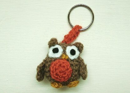 Olivia the Owl key chain