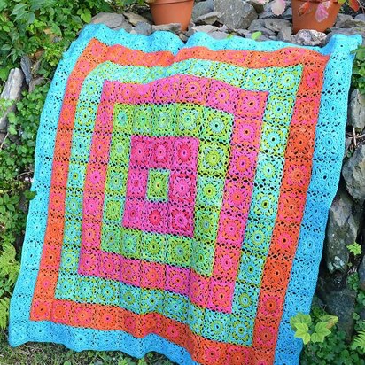 Queenies Square Crochet Blanket