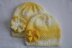 Ray of Sunshine Baby Blanket with Ruffle Hat.
