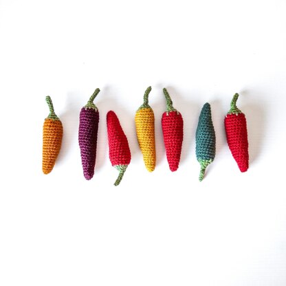 My Crochet Kitchen Chillies