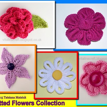 Knitted Flowers Collection