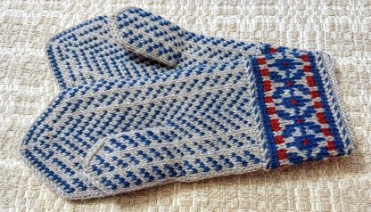 "Blue Dream" Mittens