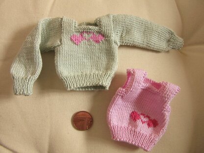 1:6th scale Ladies Valentine jumpers