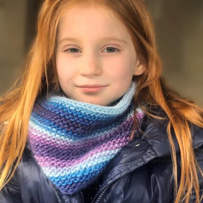 Child corded edge cowl