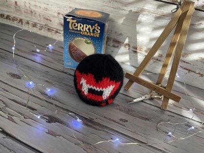 Vampiress Chocolate Orange Cover Knitting Pattern