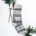 Polar Bear Stroll Knit Stocking