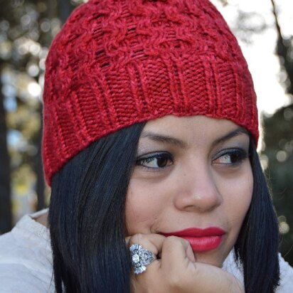 Vermello hat - knitting pattern