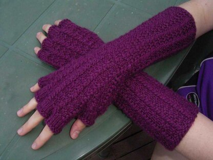 Ill Knit by Moonlight Fingerless Gloves