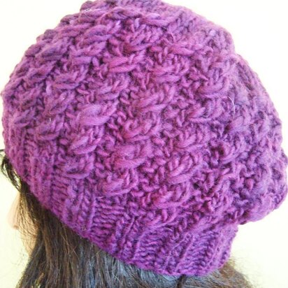 Ross - slouchy hat - knitting pattern