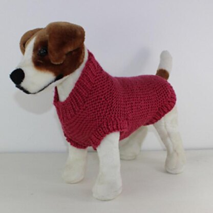 Chunky Garter Stitch Dog Coat