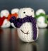 Mini Crochet Snowman