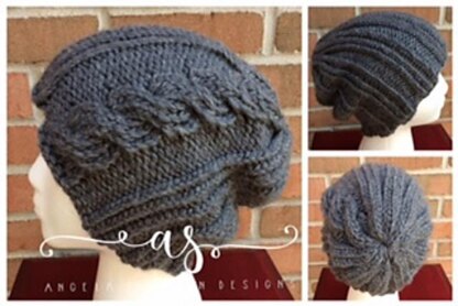 Ribbed Cable Beanie
