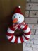 Snowman Christmas Wreath Knitting Pattern