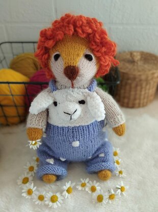 Lion knitting pattern