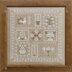 Historical Sampler Company White Acorn Sampler Cross Stitch Kit - 31cm x 31cm