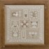 Historical Sampler Company White Acorn Sampler Cross Stitch Kit - 31cm x 31cm