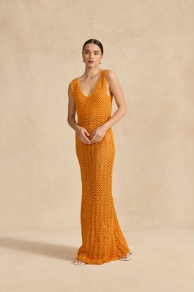 Slinky Sundown Maxi Dress in Sirdar Stories - Downloadable PDF