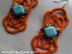 Crochet Earrings Pattern Bold Bohemian Jewelry