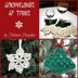 Snowflakes & Trees Coasters Bunting Garland