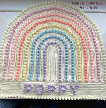 Juni Bobble Rainbow Blanket + Lovey — PATTERN – Mama Made Minis