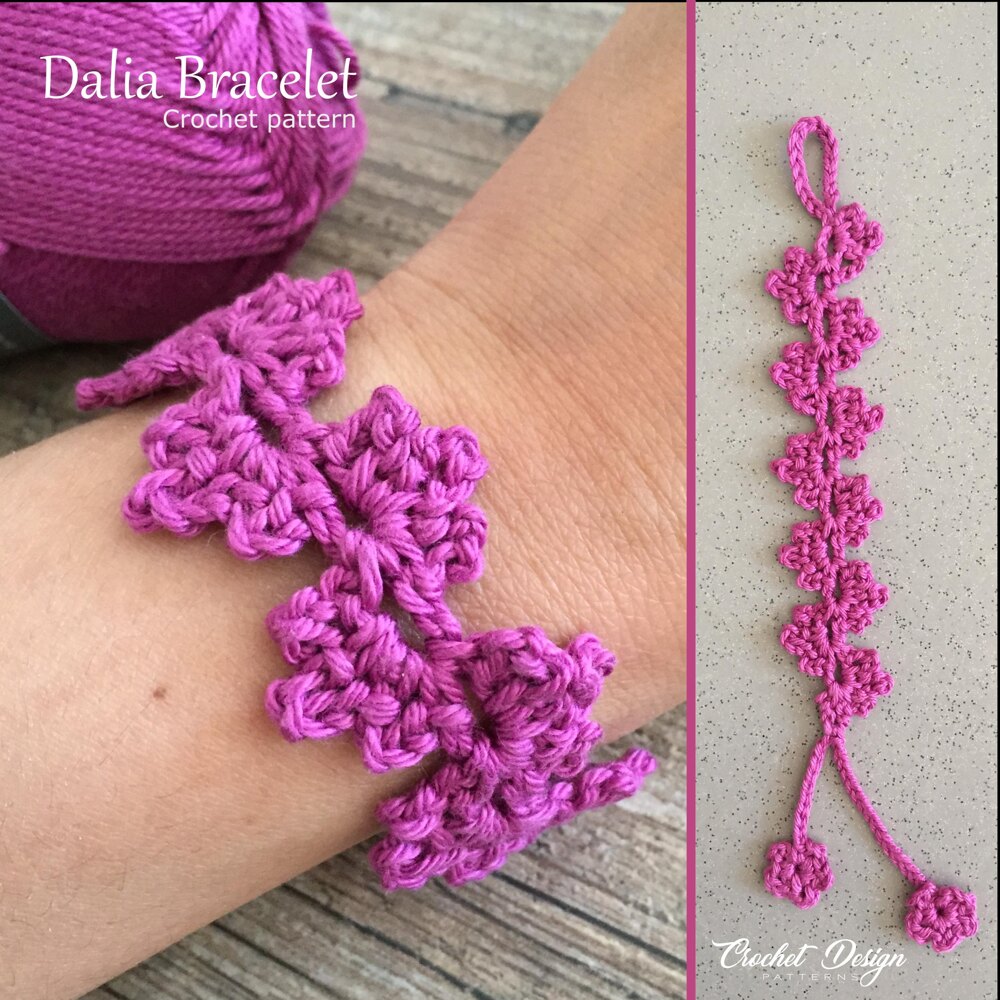 Simple Crocheted Bracelet - Scattered Thoughts of a Crafty Mom by Jamie  Sanders