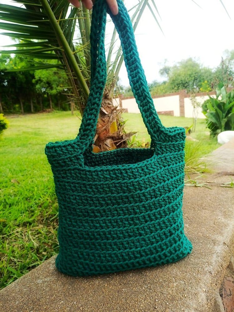 Tote bag for crochet supplies hot sale