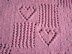 Baby Blanket Hearts and Lace for Car-seat+
