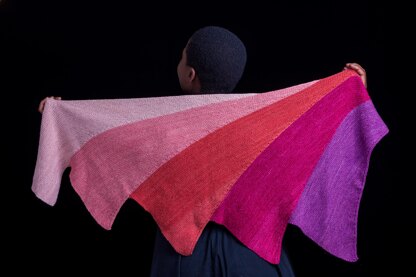 Colour Block Shawl