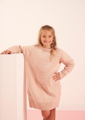 Mini Rocha Sweater with Sleeves in Rowan Four Seasons - Downloadable PDF