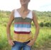 Iris tank top