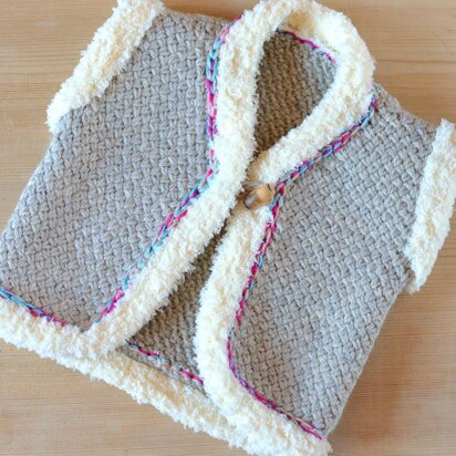 Wicker Stitch Baby Vest