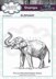 Creative Expressions Rubber Stamp By Andy Skinner - Elephant