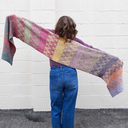 Zigzagging Path - knitting pattern