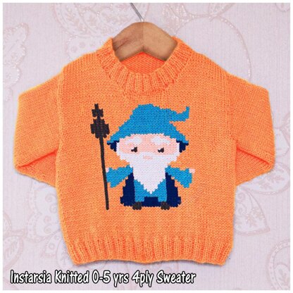 Intarsia - Philip the Wizard - Chart Only