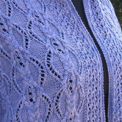 Ely Cable Lace Shawl