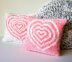 Radiating Heart Pillow