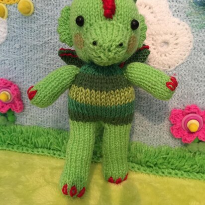 Puff the Dragon - knitting pattern