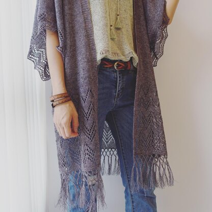 Fringed Kimono