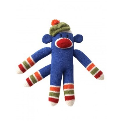 Knit Striped Funky Monkey in Patons Classic Wool Worsted