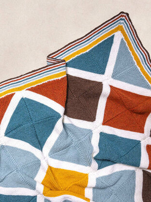 Xander Blanket in Berroco Vintage - Downloadable PDF